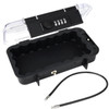 Portable Safe Box Travel Safe Box Large Capacity Security Lockbox Code Waterproof Key Lock Box with Removable Cable Handle
