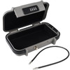 Portable Safe Box Travel Safe Box Large Capacity Security Lockbox Code Waterproof Key Lock Box with Removable Cable Handle