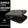 24x16.5x4.5cm gun safe box ammo metal case safes lock can safebox keybox portable strongbox boxes safety security key money car