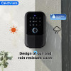 IP65 Wall Mount Key Box Small Container Outdoor Waterproof Safe Security Password Fingerprint Tuya or TTLock APP Anti-theft box