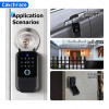 IP65 Wall Mount Key Box Small Container Outdoor Waterproof Safe Security Password Fingerprint Tuya or TTLock APP Anti-theft box