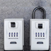 Dialing Wheel Password Key Lock Box Security Key Safe Waterproof Outdoor Mini Safes Small Lock Box Built-in LED Light For Night