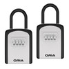 2PCS ORIA Outdoor Password Key Box Waterproof Key Safe Lock Box Key Code Box Key Storage Lock Box 4 Digit Combination Boxs