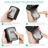 2PCS ORIA Outdoor Password Key Box Waterproof Key Safe Lock Box Key Code Box Key Storage Lock Box 4 Digit Combination Boxs