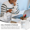 Mobile Phone Safe Cell Pocket Chart Large Storage Cabinet Fiberboard Wall-mounted Holder