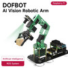 Raspberry Pi Robotic Arm Kit with HD Camera and 6KG 15KG Metal Servo ROS Robot Open Source DIY Electronic Projects for Adults
