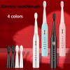 Sonic Electric Toothbrush For Adults Whitening Timer Soft Hair IPX7 Waterproof 5-gear Mode USB Charging Teeth Brush 4 Colors