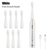 Sonic Electric Toothbrush For Adults Whitening Timer Soft Hair IPX7 Waterproof 5-gear Mode USB Charging Teeth Brush 4 Colors
