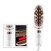 Lonic Hair Straightener Brush 30s Fast Straightening Electric Hair Comb LCD Display Digital Heating Hair Brush Beard