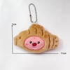 Creative Soft Stuffed Animal Capybara Plush Doll Star Squeak Toy Cartoon Bag Pendant Key Chain Backpack Car Bag Key Ring