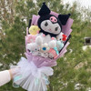Christmas Gifts Cartoon Sanrio Plush Bouquet My Melody Kuromi Cinnamoroll Kt Cat Plush Doll Toy Valentine Graduation Gifts