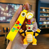 Super Mario Bros 3D Cartoon Keychain Accesorios Schoolbag Pendant Key Bag Decoration Collection Ornament Kids Toys Birthday Gift