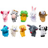 Finger Puppets Set Baby 10 pcs Animals Plush Doll Hand Cartoon Family Hand Puppet Cloth theater Educational Toys for Kids Gifts