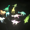 16 Pieces/bag Jurassic World Noctilucent Glow In The Dark Dinosaur Blocks Kids Action Figure Collectible Model Toy