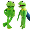 Kermit Frog Plush Hand Puppet Stuffed Animal Open Mouth Comet Frog Kids Hand Puppet Doll Boys Girls Toys Family Party Game Gifts