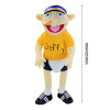 60cm Jeffy Hand Puppet Plush Jeff Mischievous Funny Puppets Toy with Working Mouth Educational Baby Toys Cospaly Plush Doll