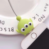 Disney Stitch Mickey Cartoon Anime Charger Cable Protector for IPhone Usb Data Line Head Protection Cover DIY Accessories Gifts