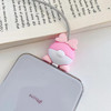 Disney Stitch Mickey Cartoon Anime Charger Cable Protector for IPhone Usb Data Line Head Protection Cover DIY Accessories Gifts