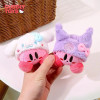 Kirby Keychain Plush Doll Toys Pendant Cartoon Soft Cotton Bag Decor Kawaii Kirby Cosplay Sanrio Pendant for Child Girls Gifts