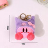 Kirby Keychain Plush Doll Toys Pendant Cartoon Soft Cotton Bag Decor Kawaii Kirby Cosplay Sanrio Pendant for Child Girls Gifts