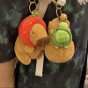 1-5PCS Cartoon Capybara Pendant Plush Toy Doll Bag Hanging Ornament Cute Kapila Keychain Doll Desktop Doll Ornaments Car Pendant