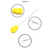 Crochet Yellow Convenient Durable Long Life Robust Take Crochet Fish Crochet Tongue Type Quick Wear Bait Needle Anti-slip
