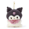 Kawaii Sanrio Plush Keychain Kuromi My Melody Doll Keychains Anime Cinnamoroll Pochacco Stuffed Toys Keyring Kid Christmas Gifts