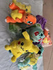 10PC/lot Keeppley Pokemon Squirtle Charmander Pikachus Bulbasaur Plush Doll 12cm Pendant Stuffed Pendant Keychain Plush Gift Toy