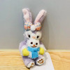 Disney Stellalou Duff Anime Figure Plush Keychain and Bag Pandent Stuffed Animals Rabbit and Bear Peluche Bag Decorations
