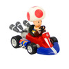 Styles Mario Pull Back Car Green Yoshi Donkey Kong Bowser Luigi Toad Princess Peach Figures Toys Anime Game Doll Gifts for Kid