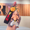 Anime Dragon Ball Keychain Fashion Jewelry Son Goku Vegeta Piccolo Action Figures 8CM PVC Key Ring for Men Women Bag Pendant