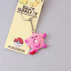 Pokemon Anime Pikachu Charmander Psyduck Snorlax Squirtle Anime Fashion Keychain Bag Keyring Pendant Accessories Birthday Gifts