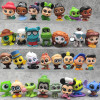 30pcs/bag Doorables Disney Classic Original 3-4cm Mini Figure No Duplicate Styles Glass Eyed Doll Bulk Small Figurines Wholesale