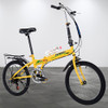 20 Inches Bicycle Foldable Bike Dual Disc Brake Adjustable Aluminium