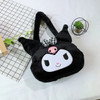 Kawaii Sanrio Plush Bag My Melody Shoulder Bag Kuromi Tote Makeup Storage Pouch Cinnamoroll Messenger Handbag Backpack Girl Gift