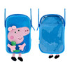 Peppa Pig Crossbody Bag Stereoscopic Doll Backpack Anime Knapsack Plush Coin Purse Toys George Round Pocketbook Children's Gifts