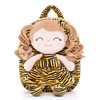 Gloveleya Plush Backpack curly hair doll bag 2023 new design animal toys