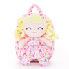 Gloveleya Plush Backpack curly hair dolls bag 2023 new design fruit toys 30cm