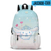 Sanrio Cartoon Canvas Backpack Kawaii Cinnamoroll Cute Bags Printed for Children Toy Backpack Waterproof High Capacity Schoolbag