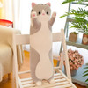 Big Size Long Cat Plush Toys Cute Animal Cat Soft Toys Office Break Nap Sleeping Pillow Cushion Stuffed Gift Doll for Kids