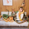 110/160CM Simulated Python Snake Plush Toy Giant Boa Cobra Long Stuffed Snake Plushie Pillow Children Boys Gift Home Decoration