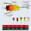 WALK FISH 6.5g/5cm Topwater Noise Simulation Cicada Fishing Lure Flexible Wings Hard Bait Pike Tackle Temptation Luminous Design