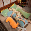 80-140CM Cute Soft Long Fox Pillow Dinosaur Crocodile Plush Toys Stuffed Office Nap Sleep Pillow Cushion Gift Doll for Kids Girl