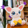 80cm Digital Monster Pillow Tailmon Cartoon Animation Pillow Doll Room Decoration Toy Plushies Cute Stuffed Animal Toy Gift