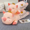 70-110cm Giant Pink Crown Pig Plush Toys Children Soft Toy Cartoon Sleeping Pillow Squishy Pig Toys Girl Birthday Christmas Gift