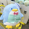 Sanrio Tuxedo Sam Plush Toy Cinnamoroll Kuromi Tuxedosam My Melody Penguin Plush Doll Tuxedo Sam Pillow Blanket Xmas Kid Gift