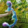50cm Dragon Plush Doll Blue Dragon Kids Toy Play Time Red Plush Doll For Children's Birthday Gifts Halloween Christmas Dolls