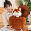 60CM Kawaii Taiyaki Cat Fruit Rabbit Plush Toys Animals Nest Throw Pillow Fish Cushion Dolls Birthday Gifts for Girls Home Decor
