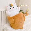 60CM Kawaii Taiyaki Cat Fruit Rabbit Plush Toys Animals Nest Throw Pillow Fish Cushion Dolls Birthday Gifts for Girls Home Decor