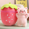 60CM Kawaii Taiyaki Cat Fruit Rabbit Plush Toys Animals Nest Throw Pillow Fish Cushion Dolls Birthday Gifts for Girls Home Decor